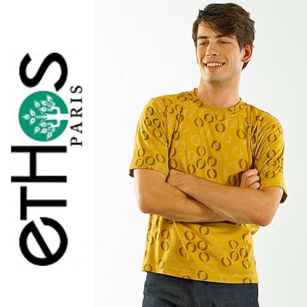 Ethos Paris Ayurvedic Organic Men T-shirt Turmeric